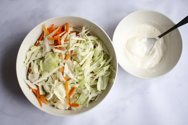 Prep coleslaw