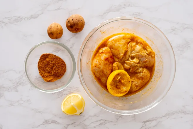 Marinate chicken