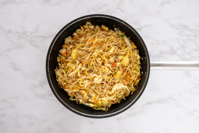 Add noodles