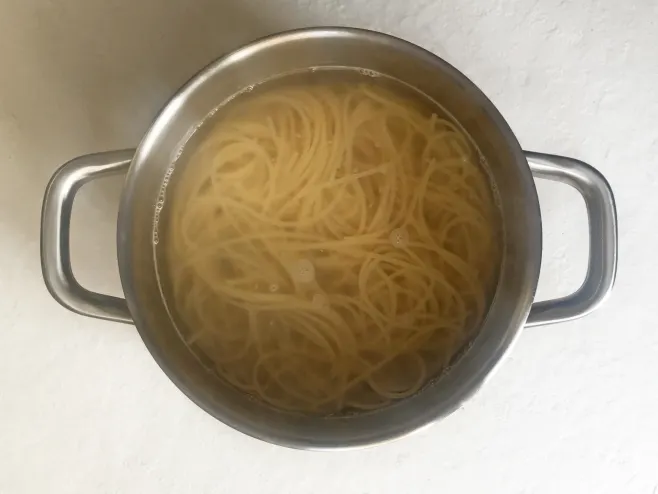 Boil pasta
