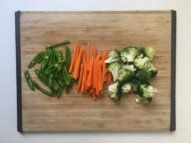 Prep the veggies