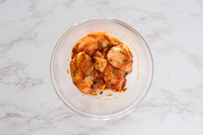 Marinate chicken