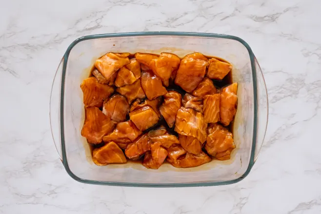 Roast salmon