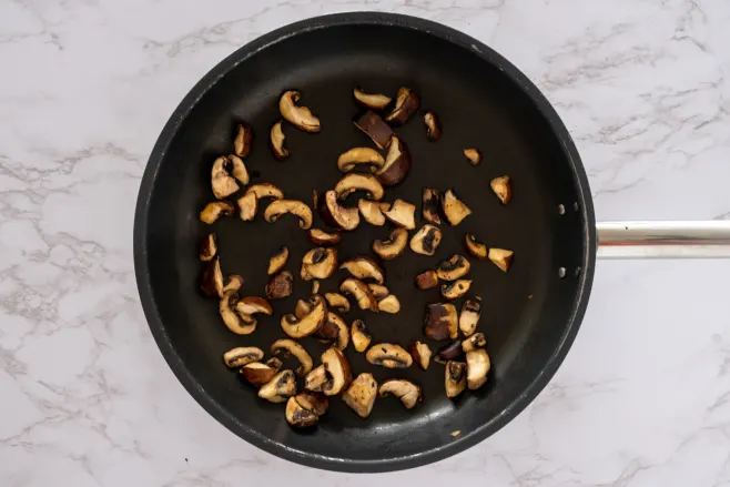 Fry mushrooms