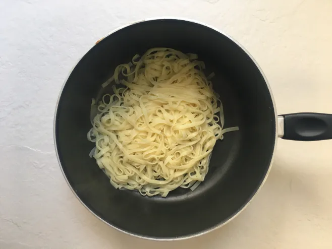 Boil tagliatelle