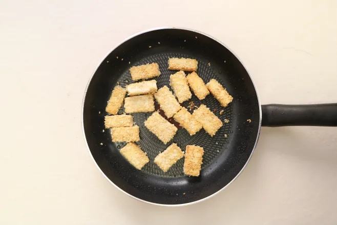 Fry tofu