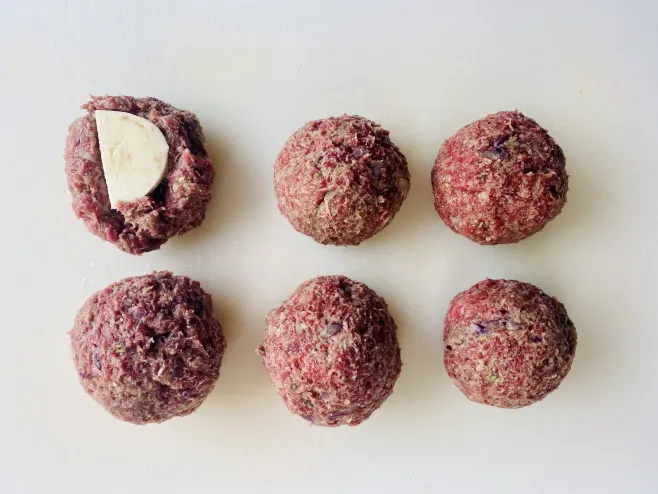 Shape meatballs