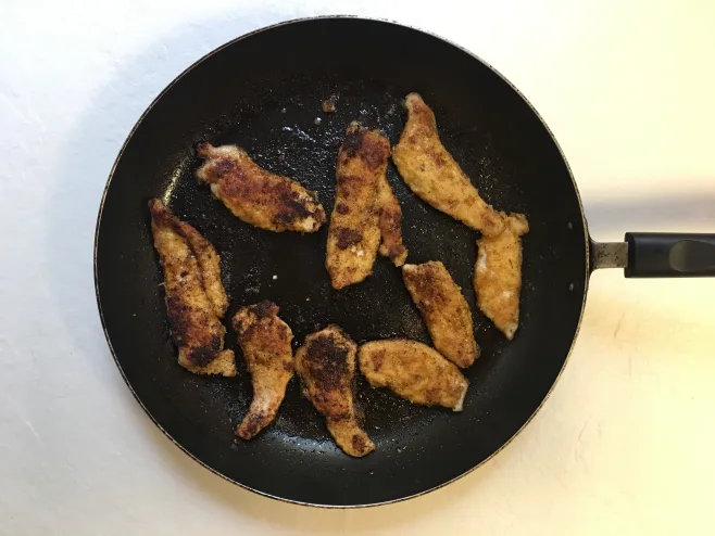 Fry chicken