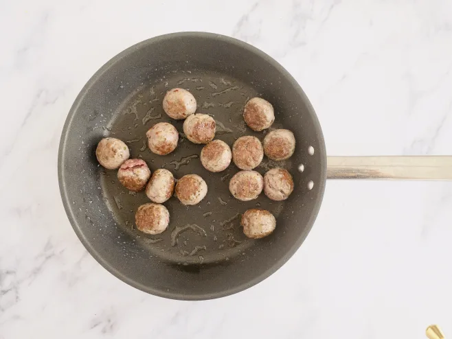 Fry meatballs