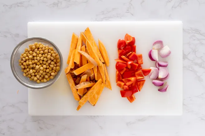 Prep vegetables