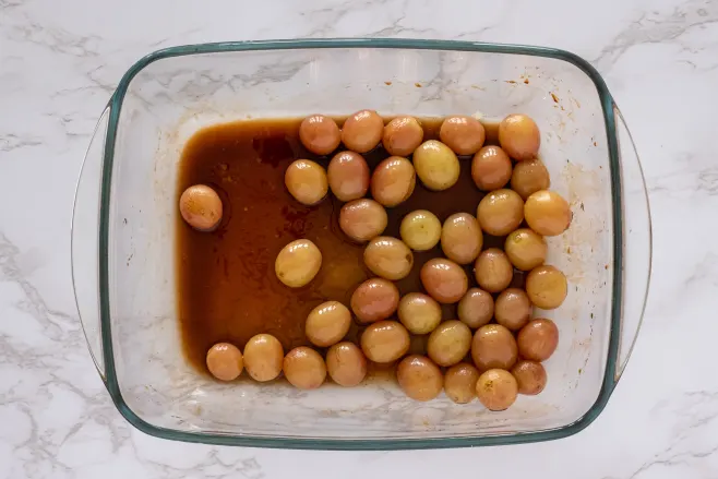 Roast grapes