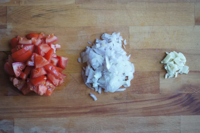 Prep vegetables