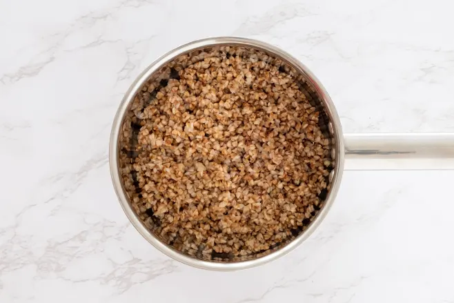 Boil buckwheat