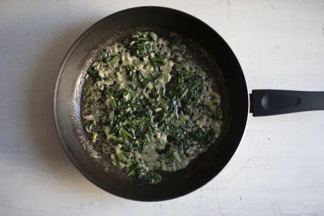 Cook spinach
