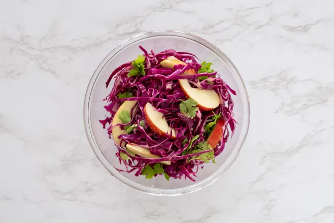 Make cabbage salad