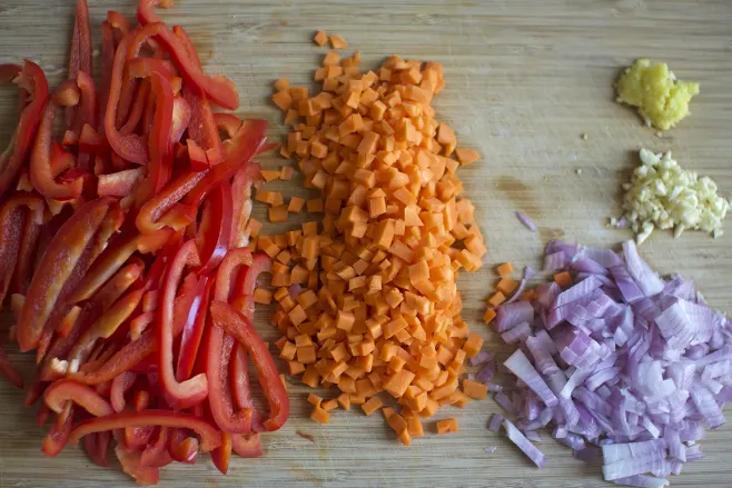 Prep vegetables