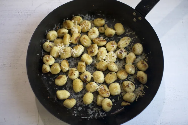 Fry gnocchi