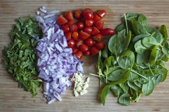 Prep ingredients