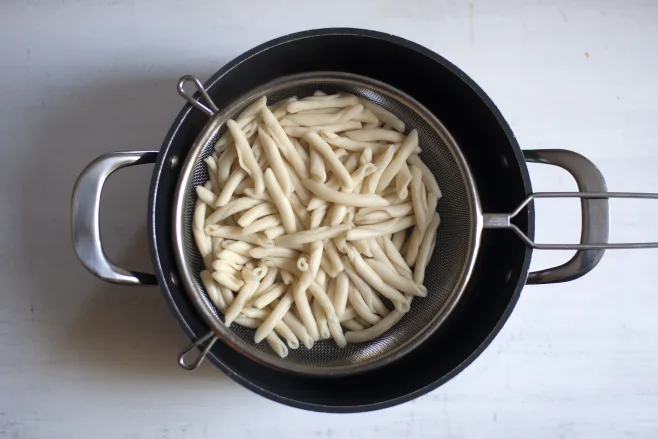 Boil pasta
