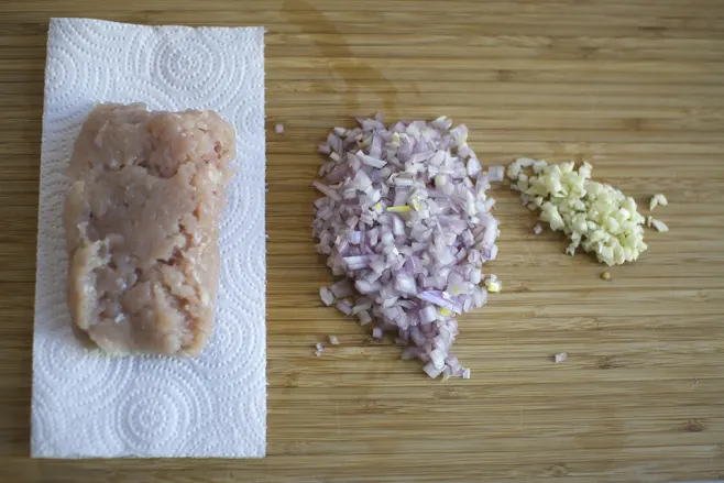 Prep pan ingredients
