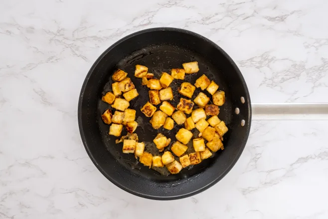 Fry tofu