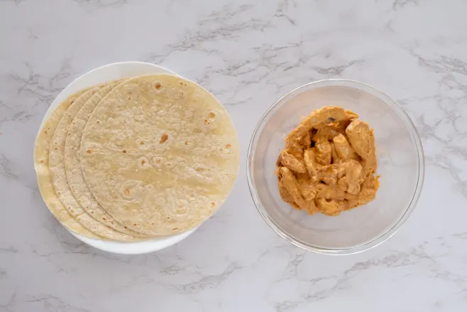 Warm tortillas