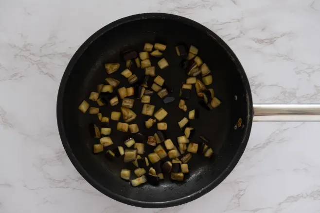 Roast eggplant