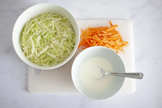 Prep coleslaw