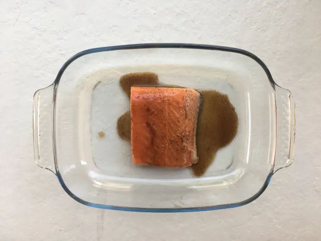 Bake salmon