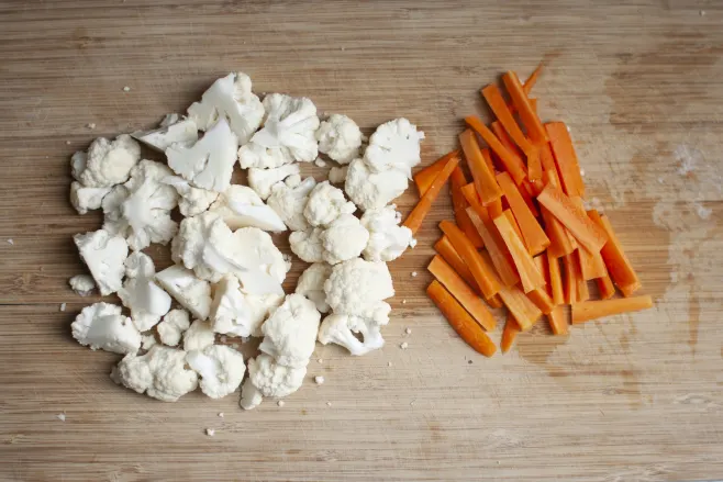 Prep vegetables