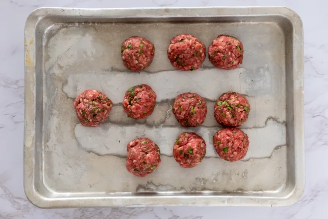 Make meatballs