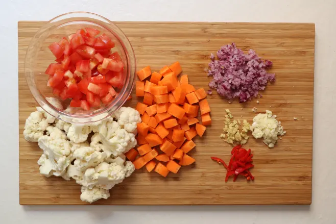 Prep vegetables