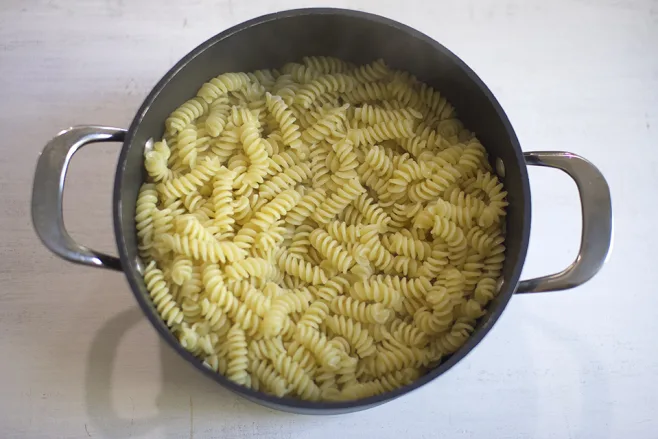 Boil pasta