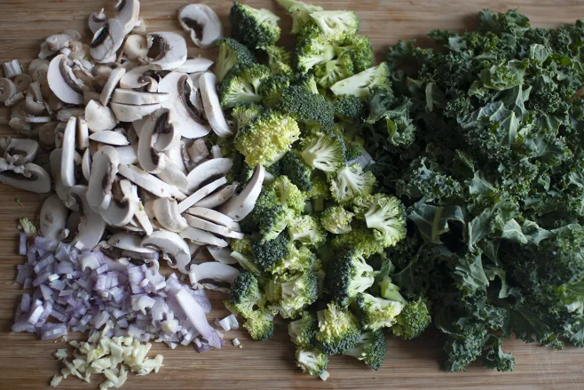 Prep vegetables