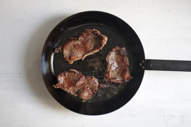 Fry steaks