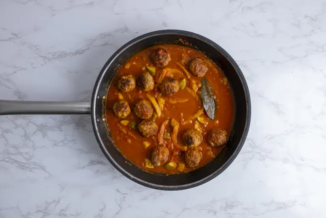 Finish meatballs