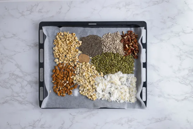 Mix ingredients