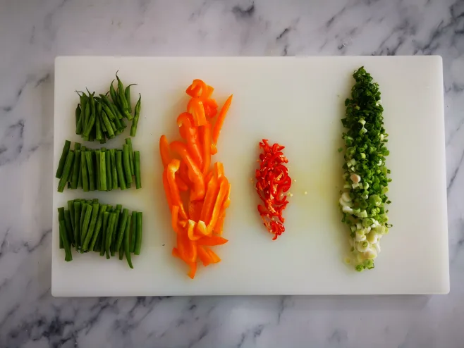 Prep vegetables