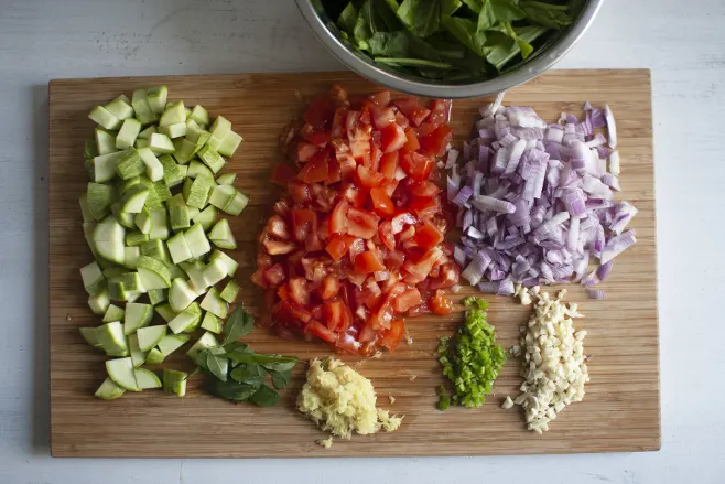 Prep vegetables