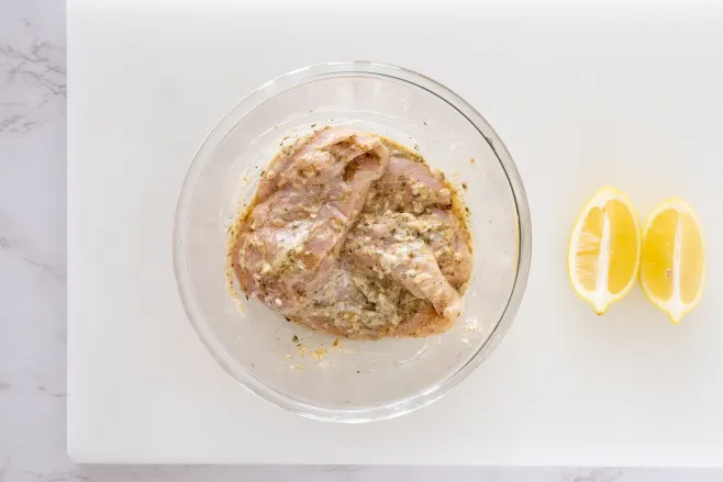 Marinate chicken