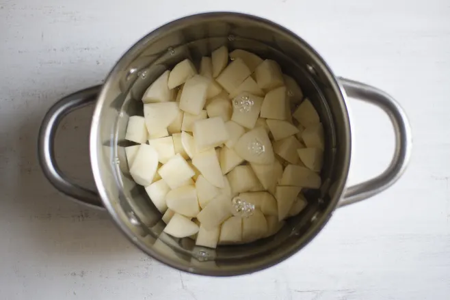 Boil potatoes