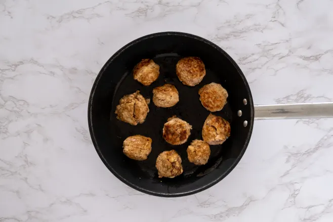 Fry meatballs
