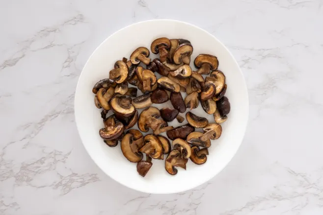 Fry mushrooms