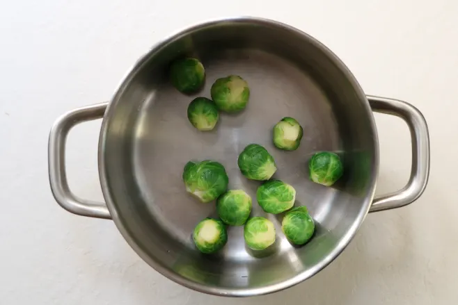 Cook brussels sprouts