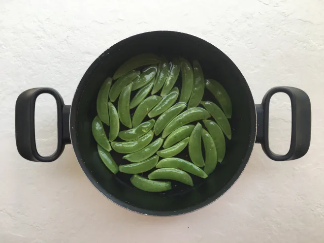 Boil peas