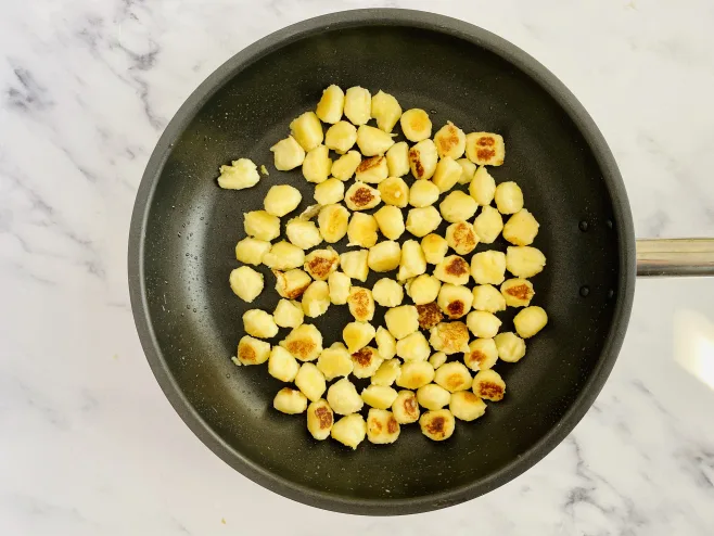 Fry gnocchi