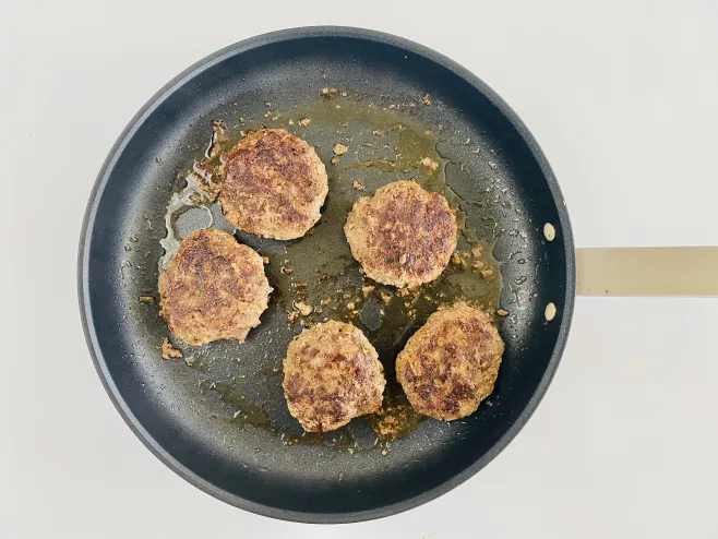Fry meatballs