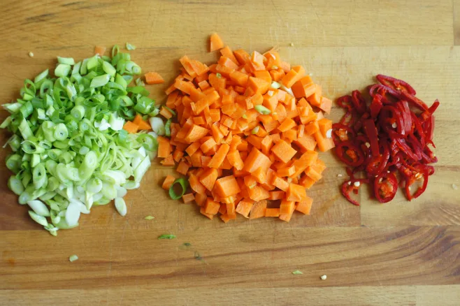 Prep vegetables