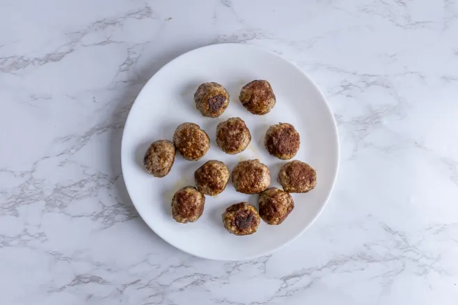 Fry meatballs