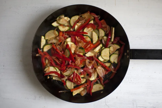 Fry vegetables